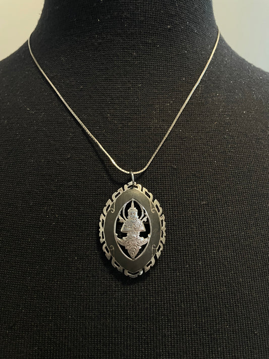 Vintage Siam Silver Necklace