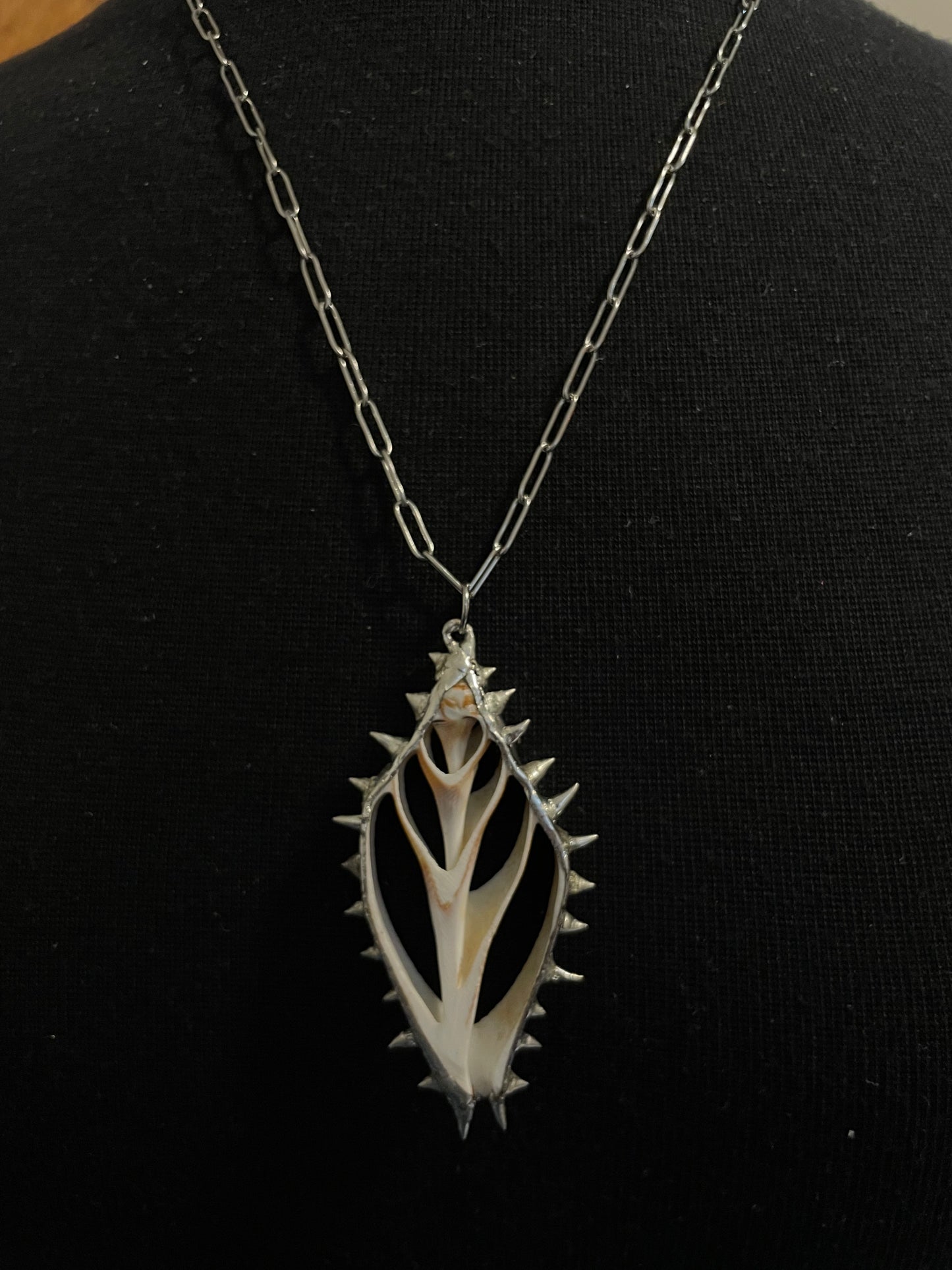 Skeleton Shell Necklace