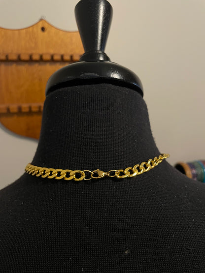 Gilded Watch Necklace