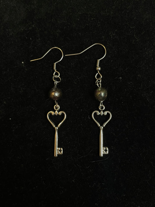 Hidden Key Earrings