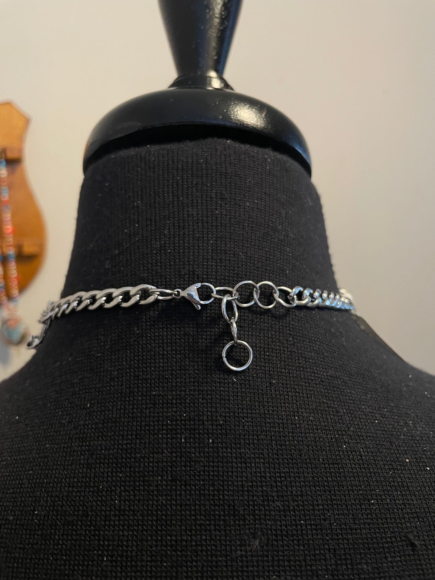 Heart Lock Watch Choker