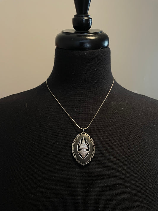 Vintage Siam Silver Necklace