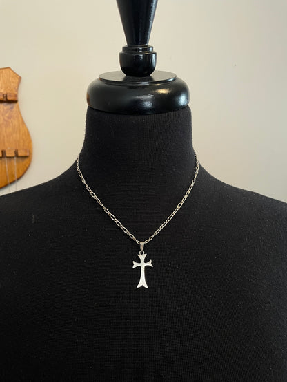 Silver Cross Necklace