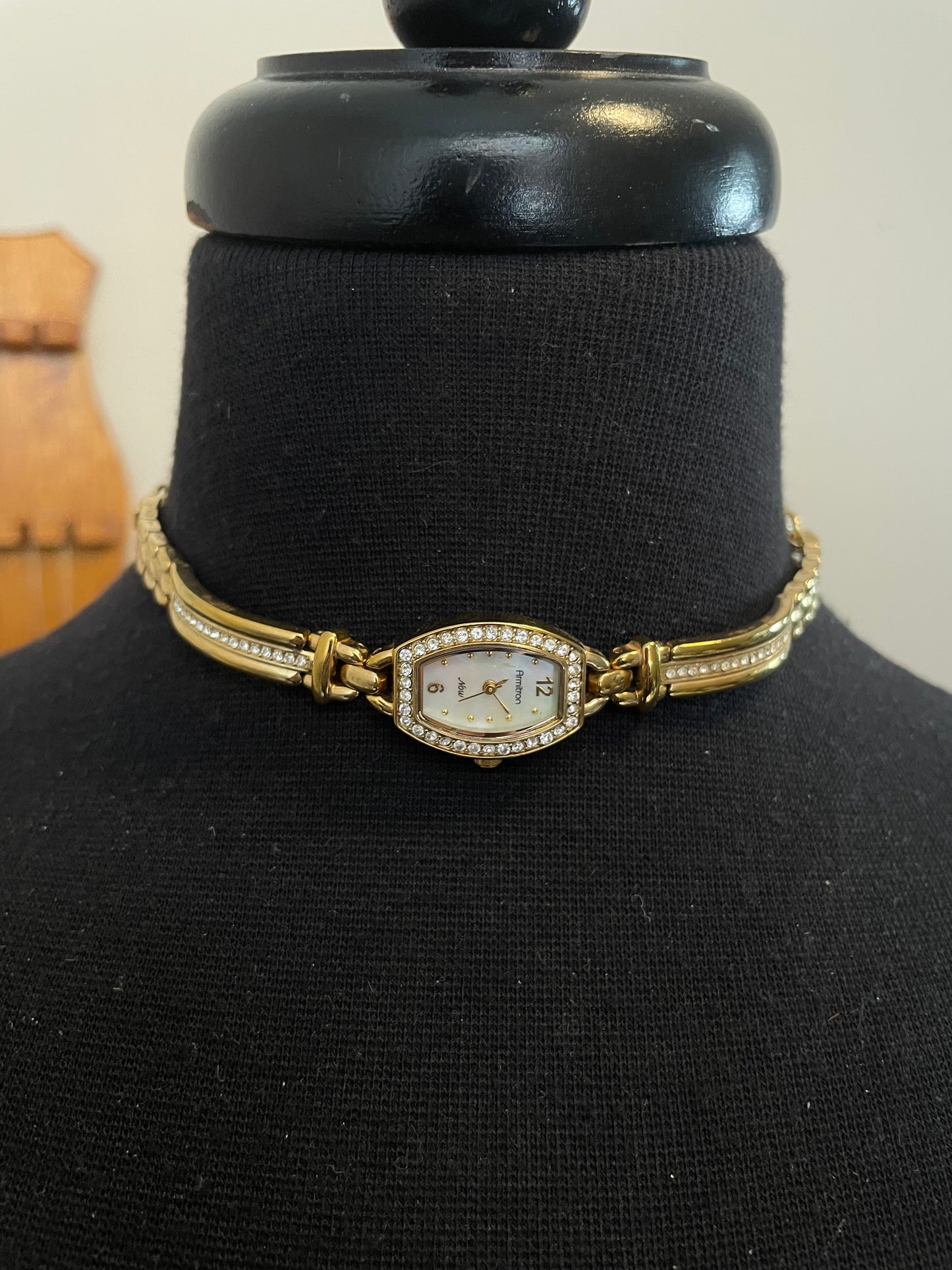 Gold Watch Choker